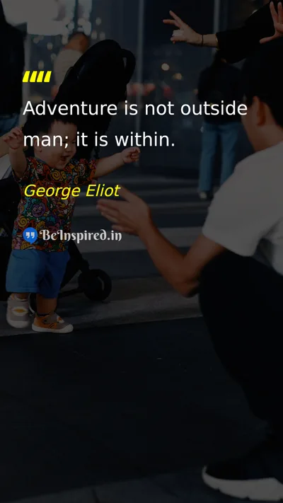 George Eliot Picture Quote on life self-confidence 