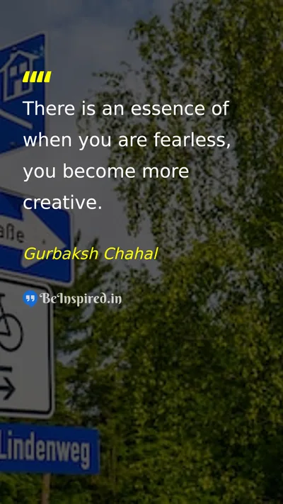 Gurbaksh Chahal Picture Quote on courage discipline 