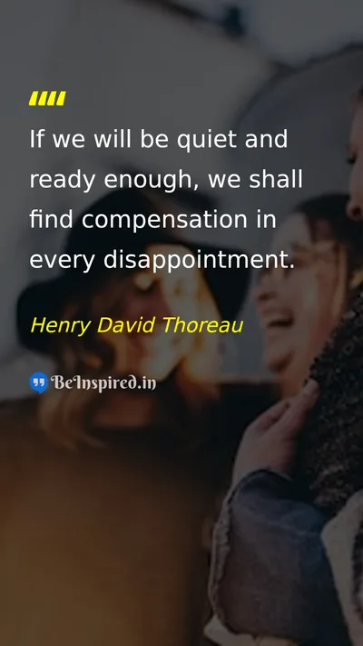 Henry David Thoreau Picture Quote on patience gratitude wisdom 