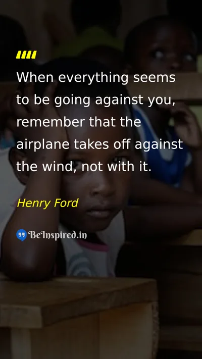Henry Ford Picture Quote on perseverance motivation challenge 