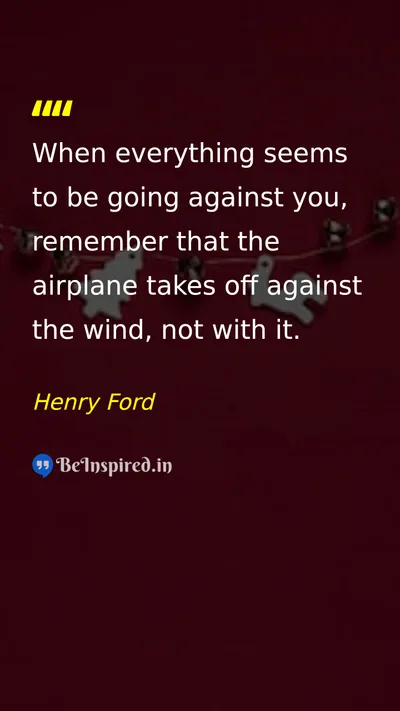 Henry Ford Picture Quote on courage discipline motivation success 