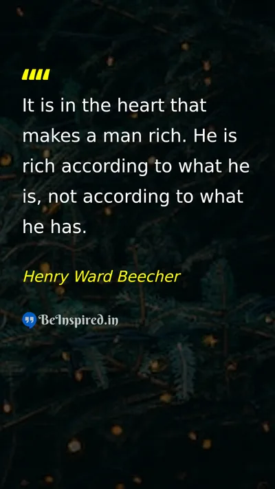 Henry Ward Beecher Picture Quote on life happiness wisdom 