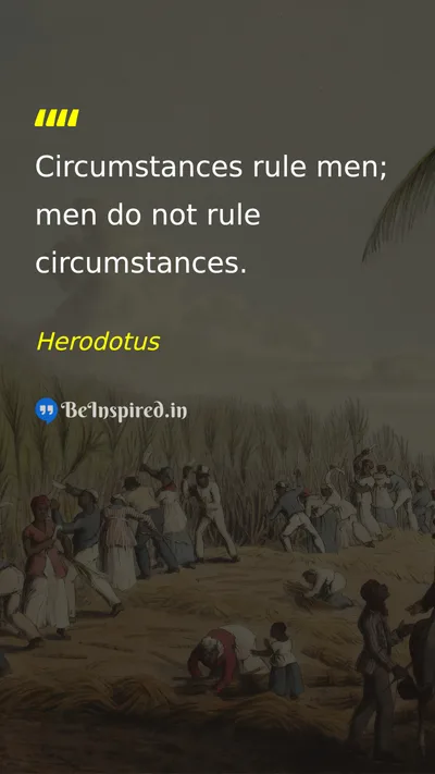 Herodotus Picture Quote on life change 