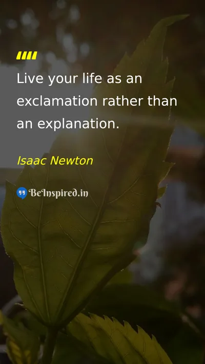 Isaac Newton Picture Quote on life action freedom 