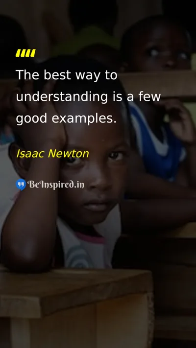 Isaac Newton Picture Quote on education understanding wisdom 