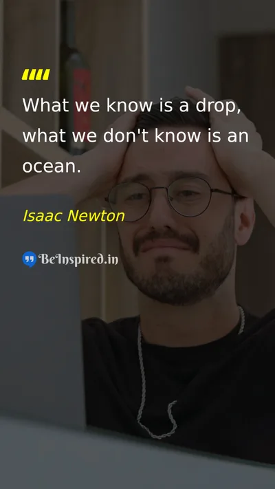 Isaac Newton Picture Quote on education wisdom 