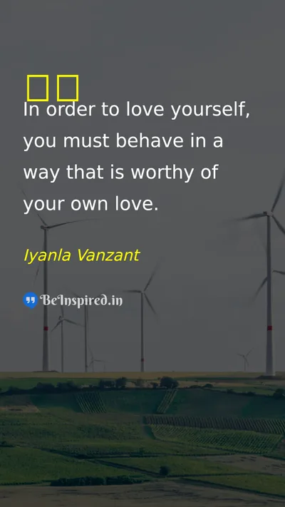 Iyanla Vanzant Picture Quote on self-love 