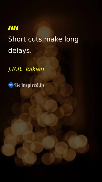 J.R.R. Tolkien Picture Quote on hard-work discipline success 