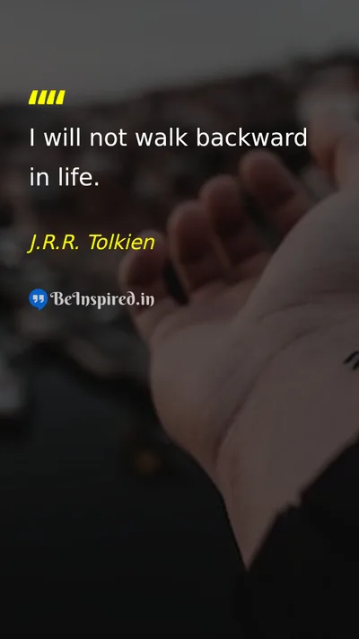 J.R.R. Tolkien Picture Quote on change life courage 