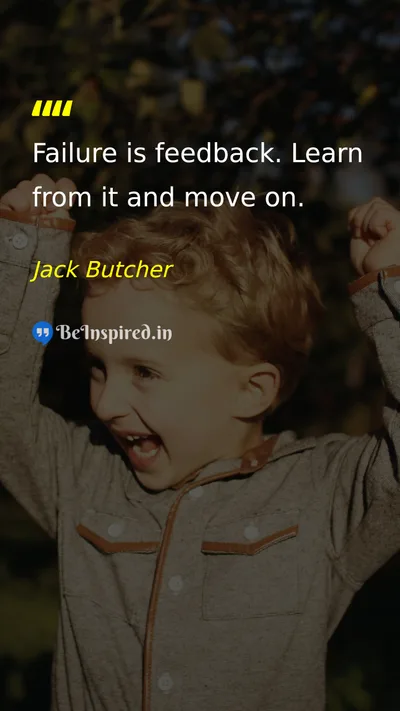 Jack Butcher Picture Quote on failure learning growth resilience 