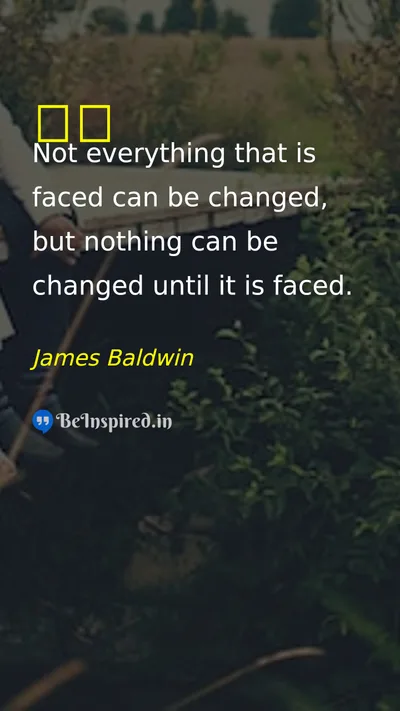 James Baldwin Picture Quote on darkness 
