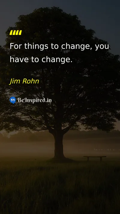 Jim Rohn Picture Quote on change motivational self-confidence discipline 
