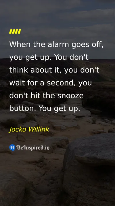 Jocko Willink Picture Quote on discipline self-control habit 