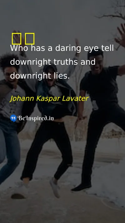 Johann Kaspar Lavater Picture Quote on eye 