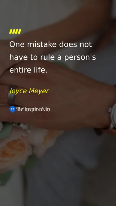 Joyce Meyer Picture Quote on forgiveness resilience hope life 