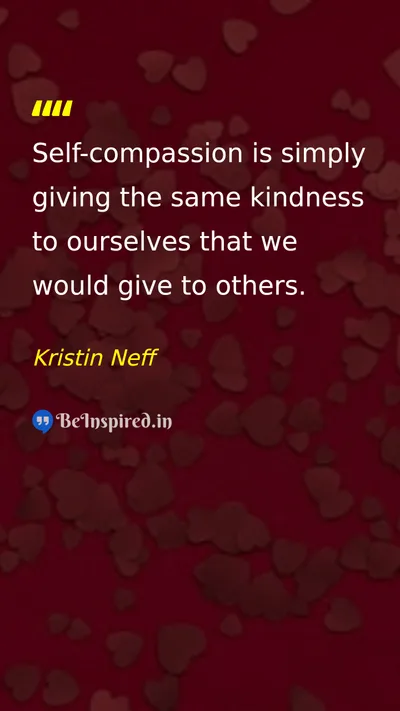 Kristin Neff Picture Quote on self-confidence happiness 