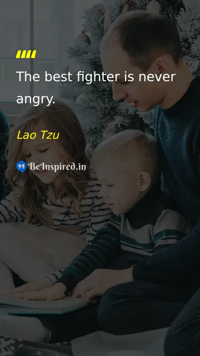 Lao Tzu Picture Quote on anger peace wisdom discipline 