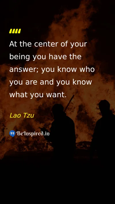 Lao Tzu Picture Quote on self-confidence wisdom life 