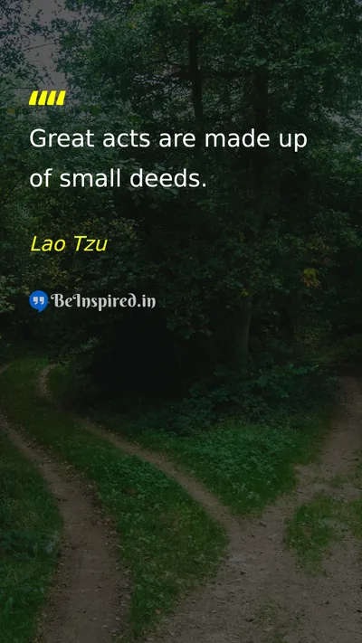 Lao Tzu Picture Quote on hard-work success discipline 