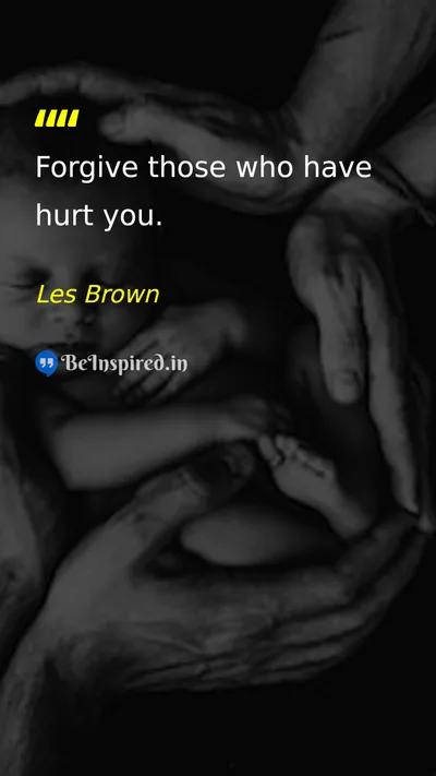 Les Brown Picture Quote on peace wisdom 