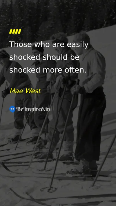 Mae West Picture Quote on wisdom change 
