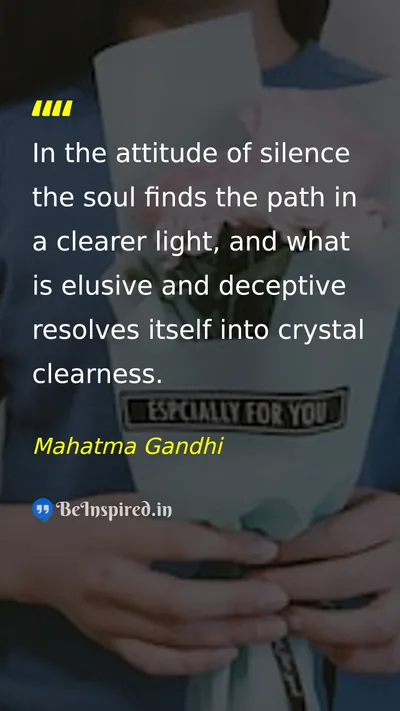 Mahatma Gandhi Picture Quote on peace wisdom life 