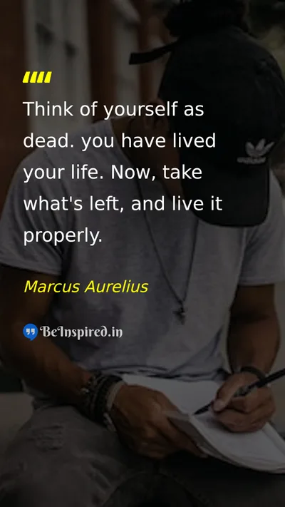 Marcus Aurelius Picture Quote on life change discipline wisdom 