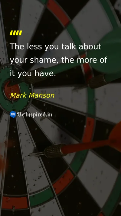 Mark Manson Picture Quote on life self-confidence 