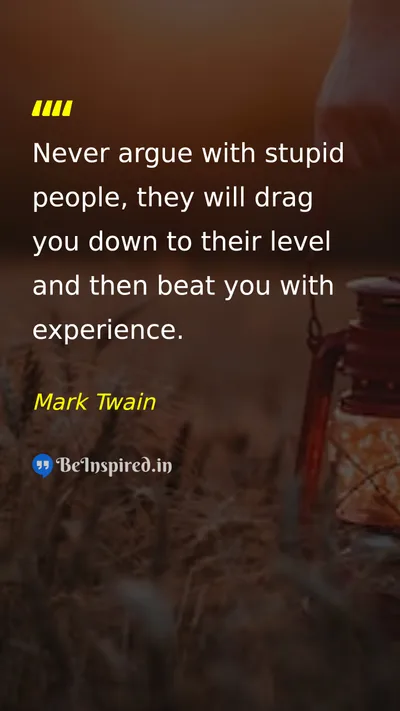 Mark Twain Picture Quote on wisdom life 