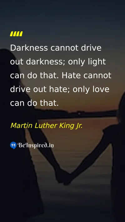 Martin Luther King Jr. Picture Quote on love peace compassion 