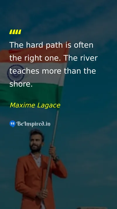 Maxime Lagace Picture Quote on wisdom discipline hard-work 