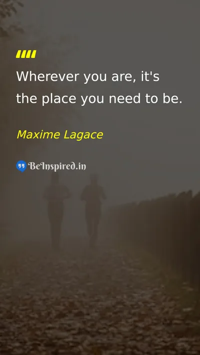 Maxime Lagace Picture Quote on life gratitude 