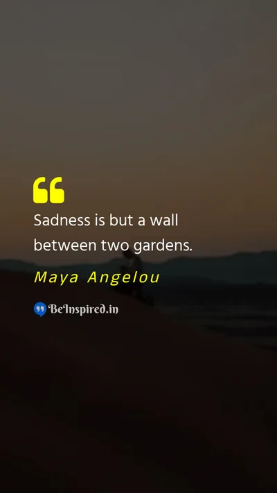 Maya Angelou Picture Quote on defeat victory motivational 