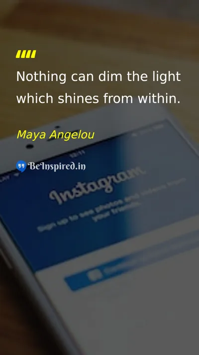 Maya Angelou Picture Quote on self-confidence happiness hope courage 