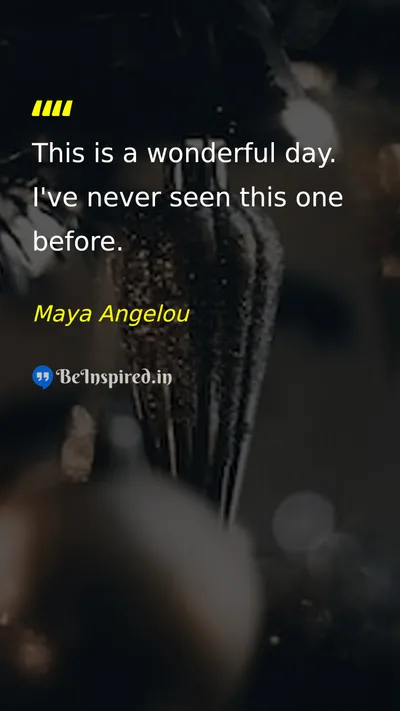 Maya Angelou Picture Quote on gratitude happiness life 