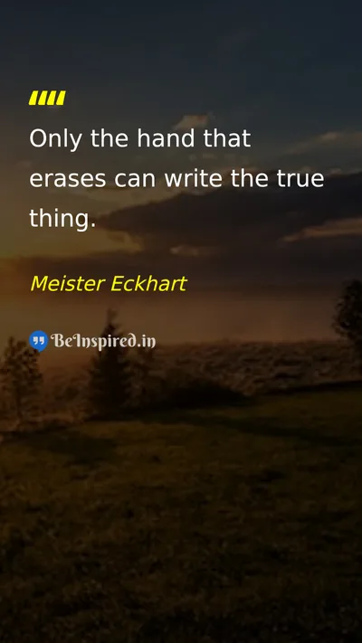 Meister Eckhart Picture Quote on change truth wisdom 