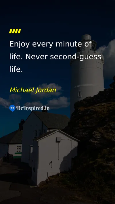 Michael Jordan Picture Quote on life happiness 