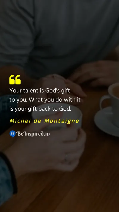 Michel de Montaigne Picture Quote on marriage friendship love 