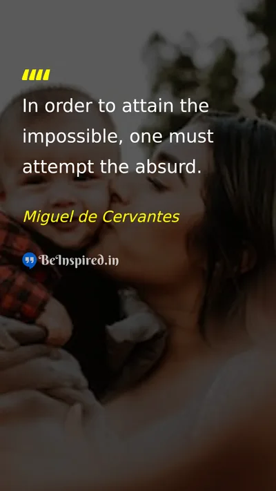 Miguel de Cervantes Picture Quote on dream courage impossible endeavor 