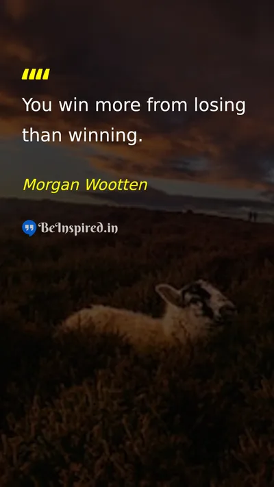 Morgan Wootten Picture Quote on learning growth failure 