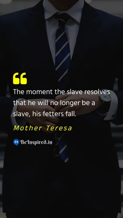 Mother Teresa Picture Quote on hard-work value resourcefulness 