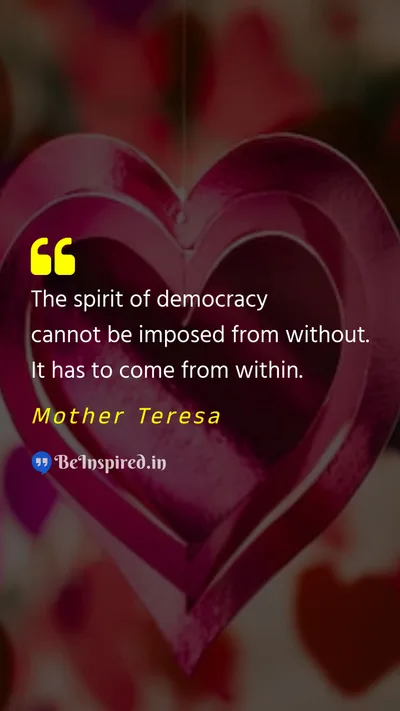 Mother Teresa Picture Quote on love charity kindness 