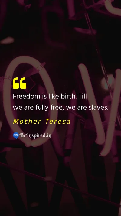 Mother Teresa Picture Quote on poverty love care avoid 