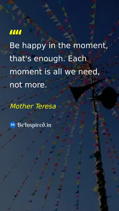 Mother Teresa Picture Quote on happiness gratitude life 