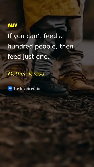 Mother Teresa Picture Quote on compassion service help 