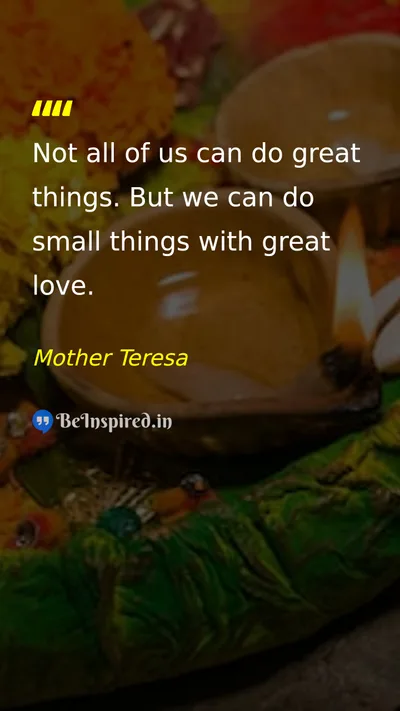 Mother Teresa Picture Quote on love life happiness motivational 