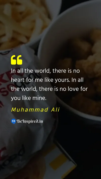 Muhammad Ali Picture Quote on handsome young fast beat 