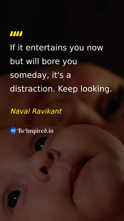 Naval Ravikant Picture Quote on discipline focus success life 