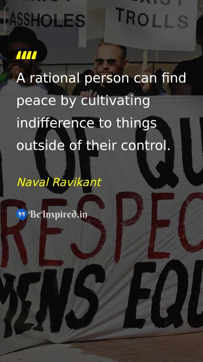 Naval Ravikant Picture Quote on peace wisdom life 
