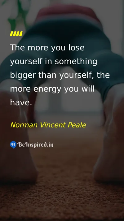 Norman Vincent Peale Picture Quote on life motivational 